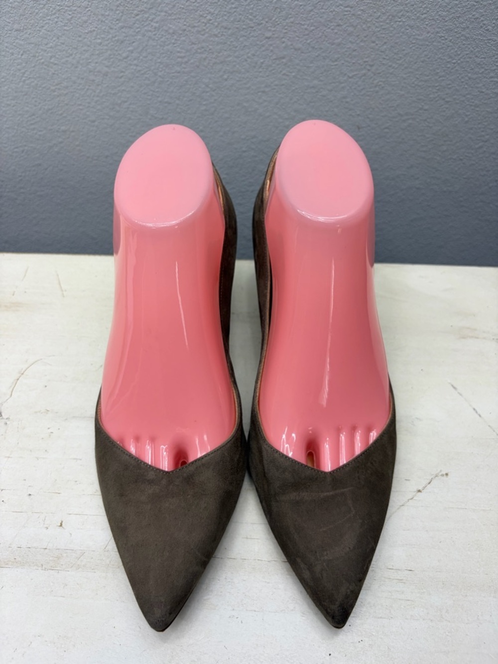 Sarah Flint Brown Suede Pumps Size 39 - Picture 4 of 8